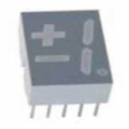 HDSP-5508 LED DISPLAY 5 SEGMENT 1DIGIT 14.2MM (-) RED - 1