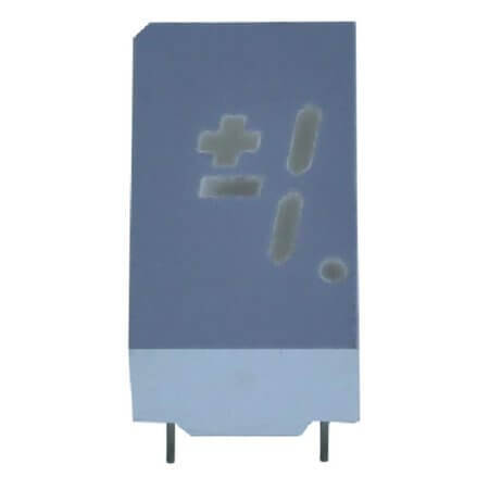 HDSP-7307 LED DISPLAY 5 SEGMENT 1DIGIT 10.36MM (+) RED - 1