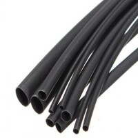 Heat Shrink Tubing 5mm Black 1Meter - 1
