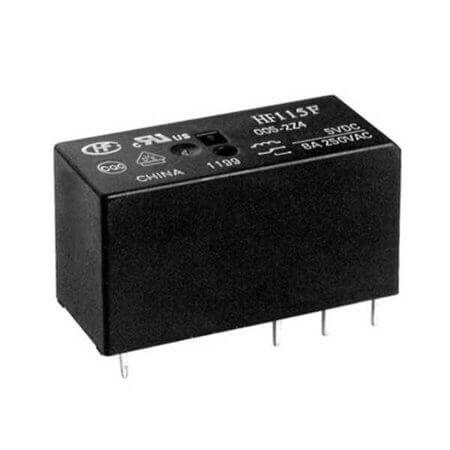 HF115F/012-1H3A(335) RELAY POWER 16A 12VDC 1 FORM A 5.0mm 1 POLE - 1