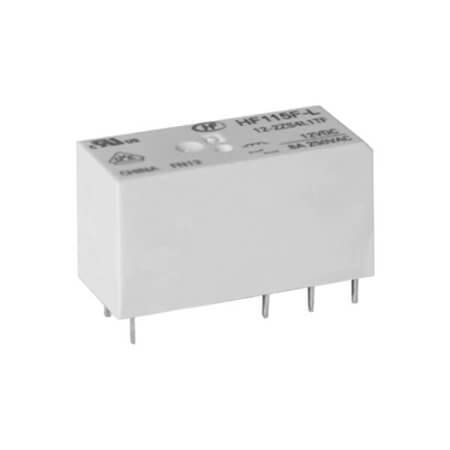HF115F-L/12-2ZS4L1TF RELAY POWER 10A 12VDC 2FORMC - 1