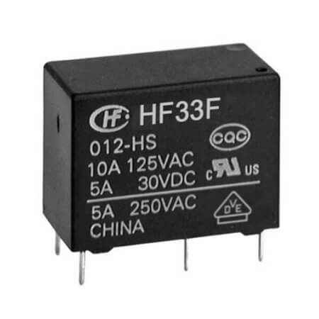 HF33F/005-Z3 RELAY POWER 10A 5VDC 1FormC HONGFA - 1