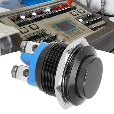 High Head 16mm Waterproof Self-Resert Metal Push Button Switch Without Light - 4