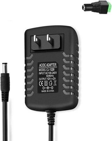 High Quality Full Amperes 12V 1.2A EU Plug Adapter - 1