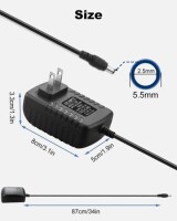 High Quality Full Amperes 12V 1.2A EU Plug Adapter - 2