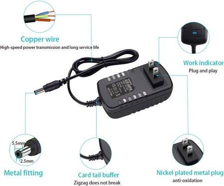 High Quality Full Amperes 15V 2A EU Plug Adapter - 3