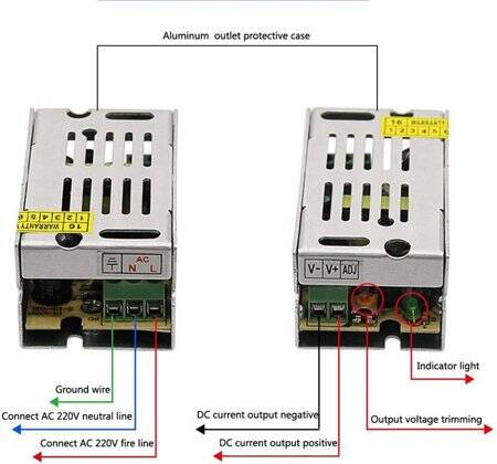 High Quality Power Supply 10W 5V 2A S-10-5 - 3
