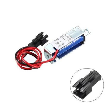 HIO-0420L-06K40 FrameType Electromagnet Lock DC6V 0-15A 0-9W Size:12x11x20-5mm 3mm/10G 0mm/90G - 3