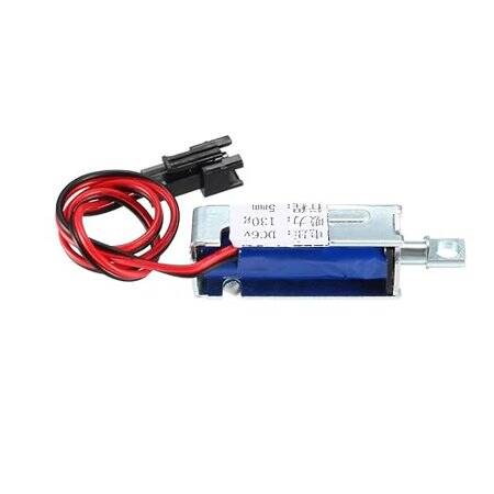 HIO-0420L-06K40 FrameType Electromagnet Lock DC6V 0-15A 0-9W Size:12x11x20-5mm 3mm/10G 0mm/90G - 4