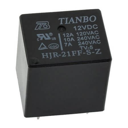 HJR-21FF-S-H F 12VDC RELAY 15A 12VDC TIANBO - 1