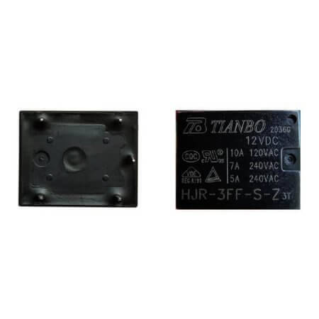 HJR-3FF-S-Z-3T/12VDC RELAY POWER 10A 12VDC AgSnO PCB TYPE - 1