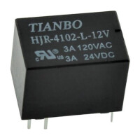 HJR-4102-L-12VDC-S-Z RELAY POWER 3A 12VDC 1FormC TIANBO - 1
