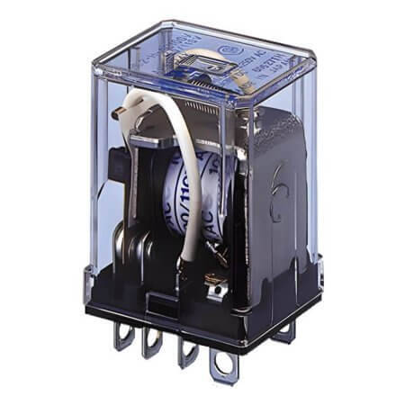 HL2-H-DC24V-F RELAY GEN PURPOSE DPDT 10A 24V - 1