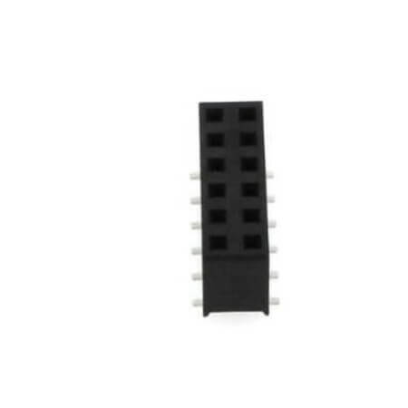 HLE-106-02-F-DV-BE-K-TR CONNECTOR RCPT 12POS 0.1 GOLD SMD - 1