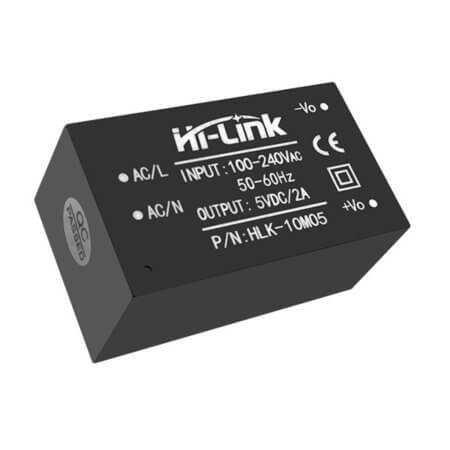 HLK-10M05 AC/DC CONV 10W 90-245VAC 5VDC 2000mA - 1