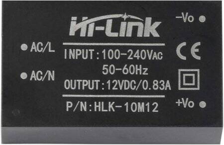 HLK-10M12 AC-DC 220V / 12V Güç Kaynağı Modülü - 1