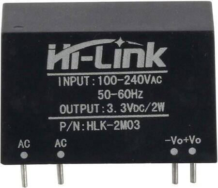 HLK-2M03 AC-DC 220V / 3.3V Güç Kaynağı Modülü - 2