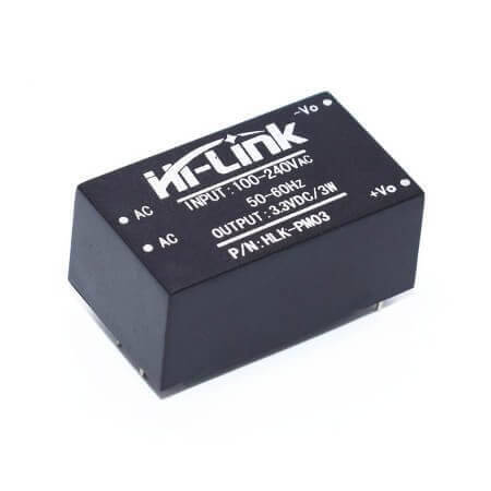 HLK-PM03 AC/DC CONV 90-264VAC 3.3VDC 1A - 1