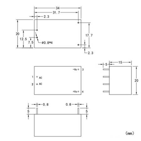 HLK-PM24 AC-DC 220V to 24V Power Supply Module - 3