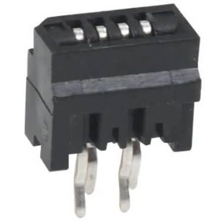 HLW4S-2C7LF CONNECTOR FPC/FFC 4PIN 1MM VERT PCB - 1