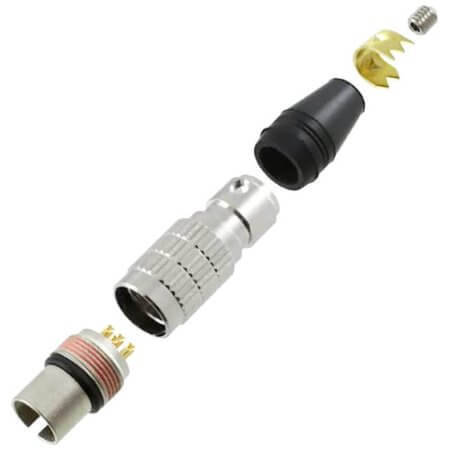 HR25-7TP-8P(72) CONNECTOR PLUG MALE 8PIN GOLD SOLDER - 1