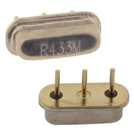 HR433M- CRYSTAL RESONATOR (SAW) 433.92MHZ 3PIN - 1