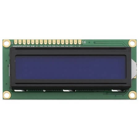 HS1602ZWA-B1650 LCD CHARACTER 16X2 STN BLUE 5V - 1