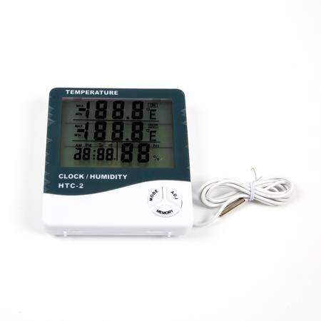 HTC-2 Thermohygrometer Single Temperature With Alarm Clock Without Battery - 3