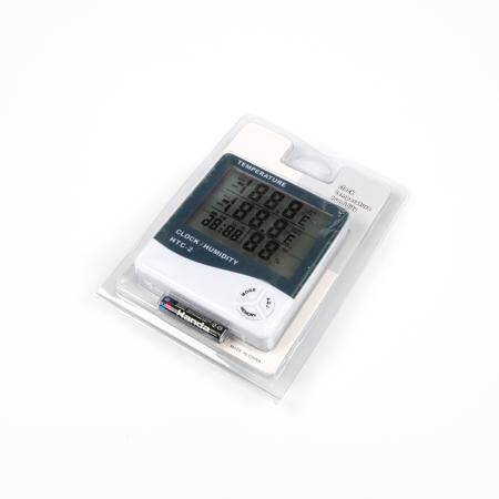 HTC-2 Thermohygrometer Single Temperature With Alarm Clock Without Battery - 7