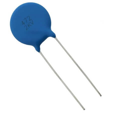 HV16-2KV-Y5P-472K-P7.5 CAP.CER.4n7 2000V 7.5MM 10% Y5P TB - 1