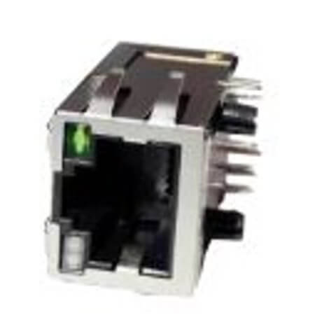 HY971161C MODULAR JACK THT R/A 8P8C (RJ45,Ethernet) GRAY - 1