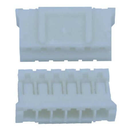 I-DS1066-SCW006 CON.T.B.2.00MM 6P FEMALE WHITE CONNFLY - 1