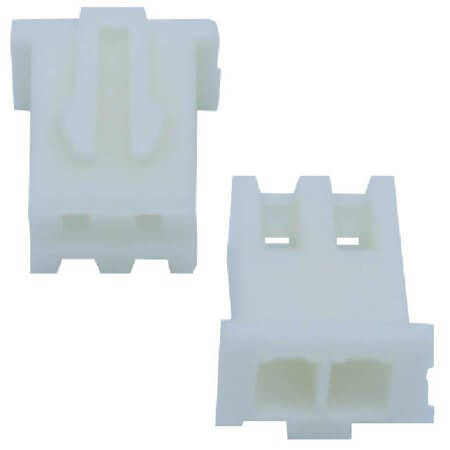 I-DS1069-SCW002 CON.T.B.2.50MM 2P 180C FEMALE WHITE CONNFLY - 1