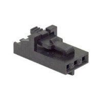 I-DS1070-06-SCB003 CON.T.B.2.54MM 3PIN(1X3) FEMALE BLACK CONNFLY - 1