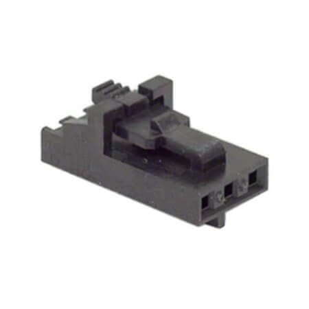 I-DS1070-06-SCB003 CON.T.B.2.54MM 3PIN(1X3) FEMALE BLACK CONNFLY - 1