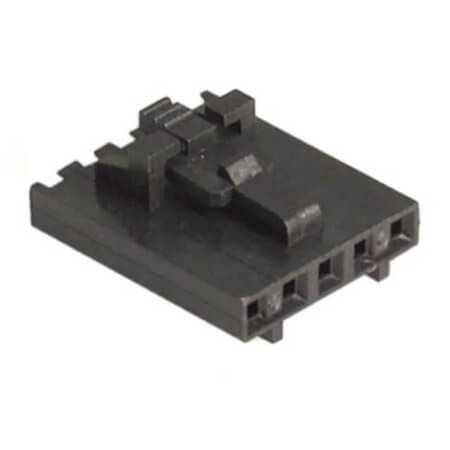 I-DS1070-06-SCB005 CON.T.B.2.54MM 5PIN(1X5) FEMALE BLACK CONNFLY - 1