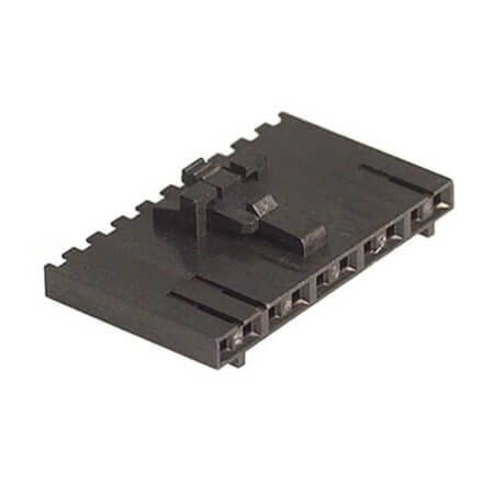 I-DS1070-06-SCB010 CON.T.B.2.54MM 10PIN(1X10) FEMALE BLACK CONNFLY - 1