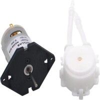 INTLLAB 12V Liquid Pump ID:1mm-OD:3mm- 2-17 mL/Min. - 2