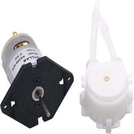 INTLLAB 12V Liquid Pump ID:2mm-OD:4mm- 5-40 mL/Min. - 2