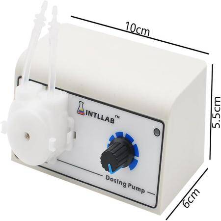 INTLLAB Tip L 12V Silikon Tüplü Sıvı Pompası ID:2mm-OD:4mm- 5-40mL/Dak. - 6