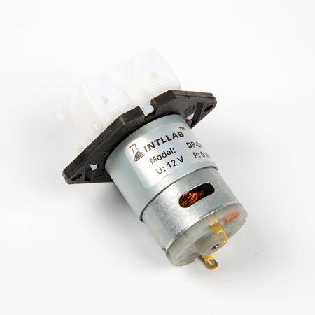 INTLLAB Type L 12V Silicone Tube Liquid Pump ID:1mm-OD:3mm- 2-17 mL/Min. - 5