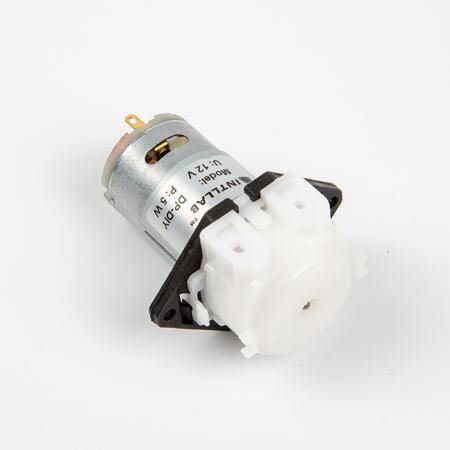 INTLLAB Type L 12V Silicone Tube Liquid Pump ID:1mm-OD:3mm- 2-17 mL/Min. - 7