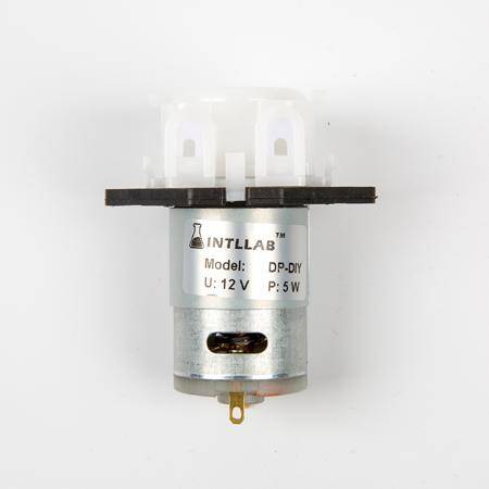 INTLLAB Type L 12V Silicone Tube Liquid Pump ID:1mm-OD:3mm- 2-17 mL/Min. - 9