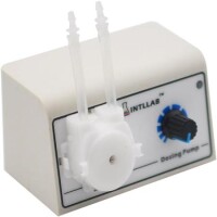INTLLAB Type L 12V Silicone Tube Liquid Pump ID:2mm-OD:4mm- 5-40 mL/Min. - 1