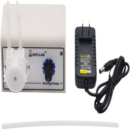 INTLLAB Type L 12V Silicone Tube Liquid Pump ID:2mm-OD:4mm- 5-40 mL/Min. - 4