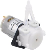 INTLLEU 12V Sıvı Pompası - Üç Yedek Silikon Tüplü (Tüp Boyutu 1 mm İç Çap X 3 mm Dış Çap, Akış 2~17 ML/Dk) - 2