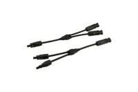 IP67 MC4-Y3 Solar Panels Cable Socket Plug Connector - 1 Pair 2 Branch Y Type - 3