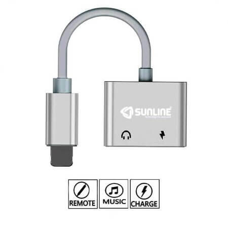 IPHONE ŞARJ ÇEVİRİCİ-1 iPhone Lightning Kulaklık Şarj Dönüştürücü - 1