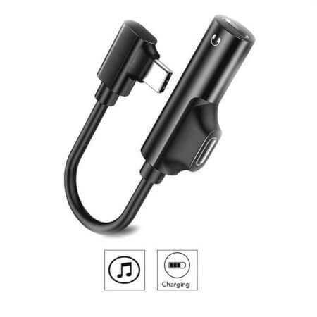 IPHONE ŞARJ ÇEVİRİCİ-2 iPhone Lightning Dual Kulaklık Şarj Dönüştürücü - 1