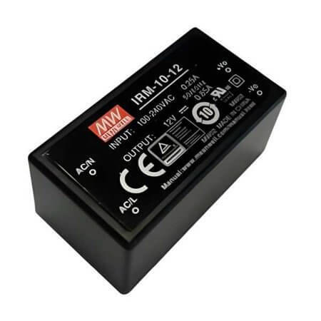 IRM-10-12 AC/DC CONV 10.2W 85-264VAC 12VDC 850mA - 1